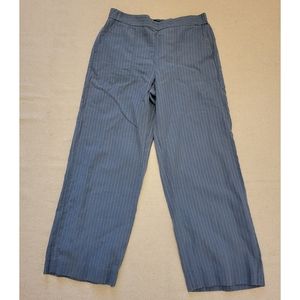 Womens Banana Republic striped blue colored trousers size M